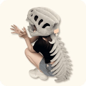 Dinosaur Skeleton Plush Adult Version